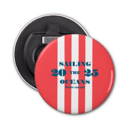 Nautical Party Button Bottle Opener