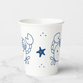 nautical party theme papieren bekers (Links)