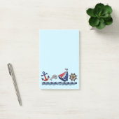 Nautical Pattern Post it Notes (Kantoor)