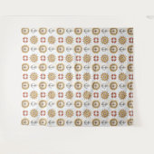 Nautical Pattern tapestries Wandkleed (Voorkant (horizontaal))