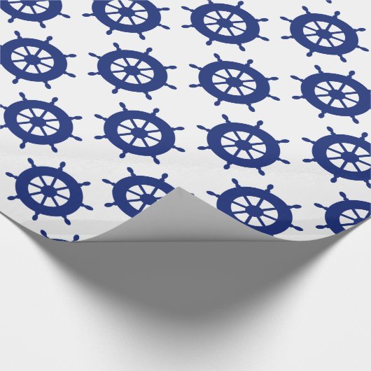 Nautical Pattern Wrapping Paper Cadeaupapier (Hoek)