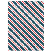 Nautical Patterned Anchors - Gepersonaliseerd klem Klembord (Achterkant)