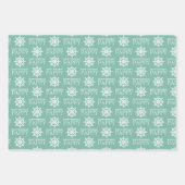 Nautical Personalized Birthday Wrapping Sheets Inpakpapier Vel (Voorkant 2)