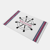 Nautical Personalized Deurmat (Schuin)