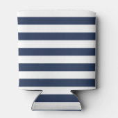 Nautical Pink Stripe & Navy Anchor Specialized Blikjeskoeler (Achterkant)