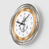 Nautical Porthole Design Wall Clocks Grote Klok (Hoek)