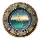 Nautical Porthole Drawer Knobs Keramische Knop (Voorkant)