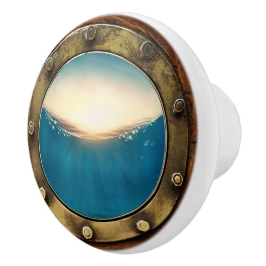 Nautical Porthole Drawer Knobs Keramische Knop (Rechts)