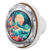 Nautical Porthole Drawer Knobs Keramische Knop (Rechts)