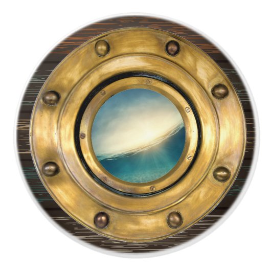 Nautical Porthole Drawer Knobs Keramische Knop (Voorkant)