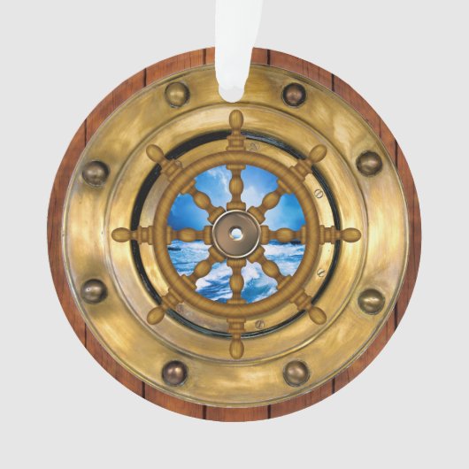 Nautical Porthole Ornament (voorkant)
