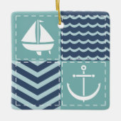 Nautical Quilt Ornament (Voorkant)