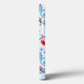 Nautical Red White And Blue Pattern Case-Mate iPhone Case (Achterkant / Links)