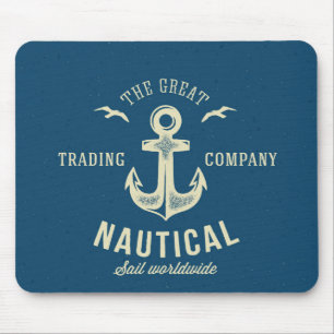 Nautical Retro Logo Muismat