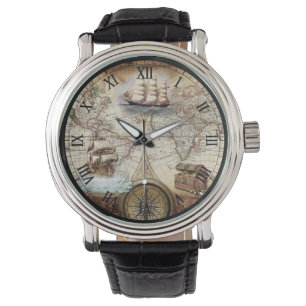 Nautical Roman Numeral Horloge