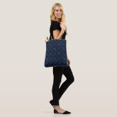 Nautical Rope Knot Pattern Tote Bag (Op model)
