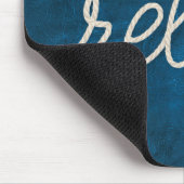 Nautical Rope over blauwe Muismat (Hoek)