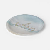 Nautical Rope Relax Text on Ocean Paper Bord (Gekanteld)