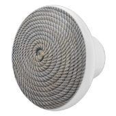Nautical Rope Spiral Ceramic Knob. Keramische Knop (Rechts)