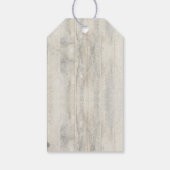 Nautical Rustic Beach Wedding Cadeaulabel (Achterkant)