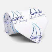 Nautical Sail Away Stropdas (Opgerold)