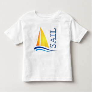 Nautical Sail Modern Kinder Shirts