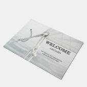 Nautical Sailboat Beach House Doormat Deurmat (Schuin)