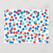 Nautical Sailboat Confetti Mots de conseil Carte (Dos)