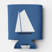 Nautical Sailboat Sailing Blikjeskoeler (Achterkant)