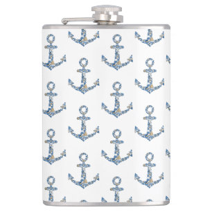 Nautical Sailing Boat Anchor Ongebruikelijke colla Heupfles