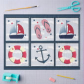 Nautical Sailing Design Decoupage Tissuepapier (Craft)
