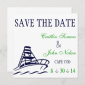 Nautical Save the Date Wedding (Voorkant / Achterkant)