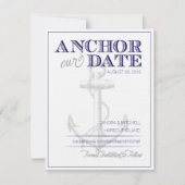 Nautical Save the Dates Date (Voorkant)