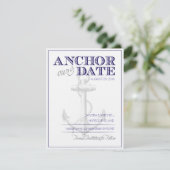Nautical Save the Dates Date (Staand voorkant)
