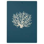 Nautical Seashell Clipboard Klembord (Achterkant)