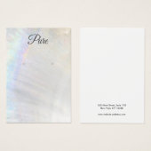 Nautical Seashell Earring Display Holder Visitekaartje (Voorkant /achterkant)