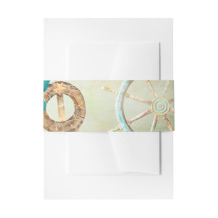 Nautical Serie Ontwerp 2 Uitnodigingen Wikkel