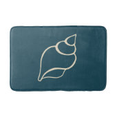 Nautical Shell Bathroom Mat Rug (Voorkant)