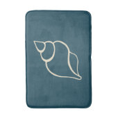 Nautical Shell Bathroom Mat Rug (Voorkant Verticaal)