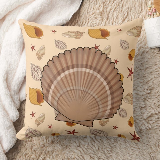 Nautical Shell Kussen (Deken)