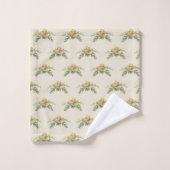 Nautical Shells Eucalyptus Coastal Bad Handdoek (Wasdoekje)