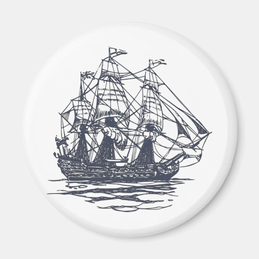 Nautical Ship Magneet (Voorkant)
