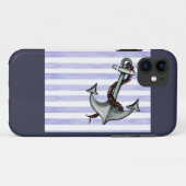 Nautical Ship's Anchor Case-Mate iPhone Case (Achterkant (horizontaal))