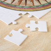 Nautical  Ship's Compass Navigator Sailing Legpuzzel (Zijkant)