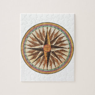 Nautical Ship's Compass Navigator Sailing Legpuzzel