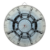 Nautical Ship's Wheel for Navigation Dartbord (Voorkant)