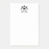 Nautical Ships Wheel Helm Post-it® Notes (Voorkant)