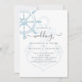 Nautical Ships Wheel Wedding (Voorkant)