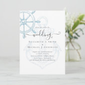 Nautical Ships Wheel Wedding (Staand voorkant)