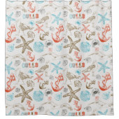Nautical Shower Curtain Douchegordijn (Voorkant)